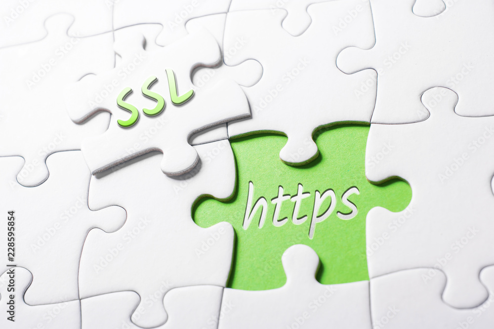 The Words SSL And HTTPS In Missing Piece Jigsaw Puzzle The Words SSL And HTTPS In Missing Piece Jigsaw Puzzle