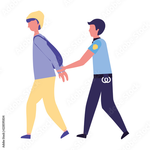 police man justice jail