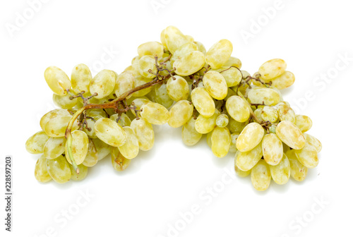 grapes isolated on white