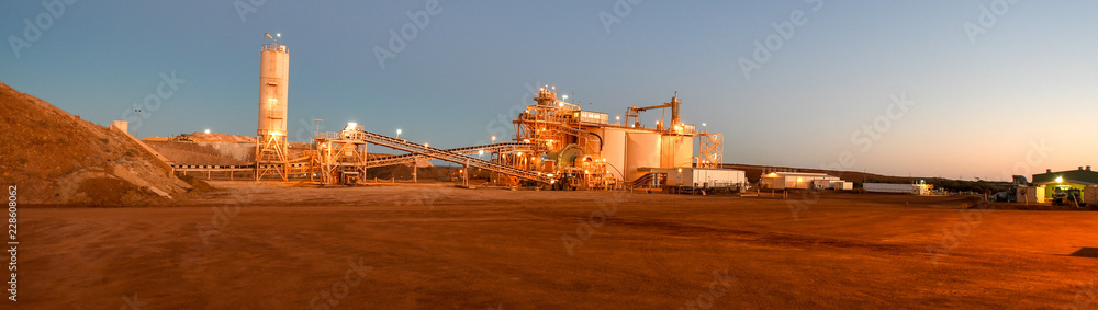 Fototapeta premium Mining Plant