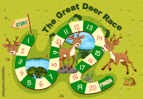 Dear on board game template
