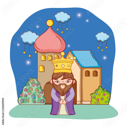 wise man king cartoon photo