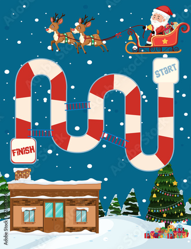 Merry christmas board game