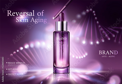Anti aging cosmetic ads