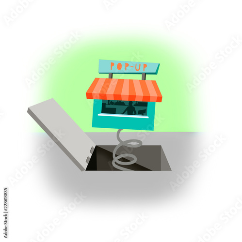 pop-up shop
