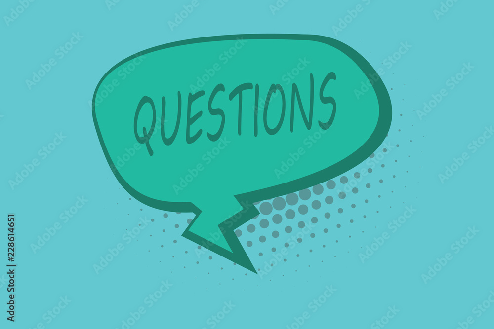 Conceptual hand writing showing Questions. Business photo showcasing Interrogative expression Requesting answers Asking for solutions. Conceptual hand writing showing Questions. Business photo showcasing Interrogative expression Requesting answers Asking for solutions.