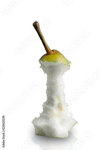 Fotografie eaten pear