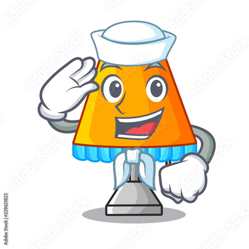 Sailor character table office lamp in indoor