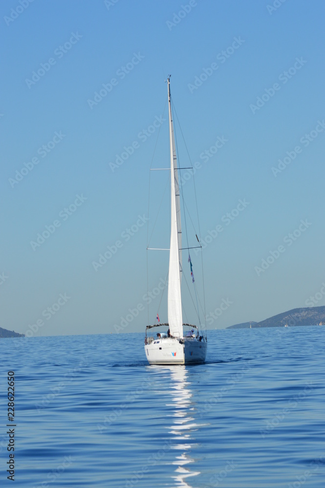Fototapeta premium yacht in the sea
