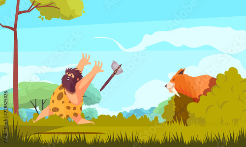 Hunting In Stone Age