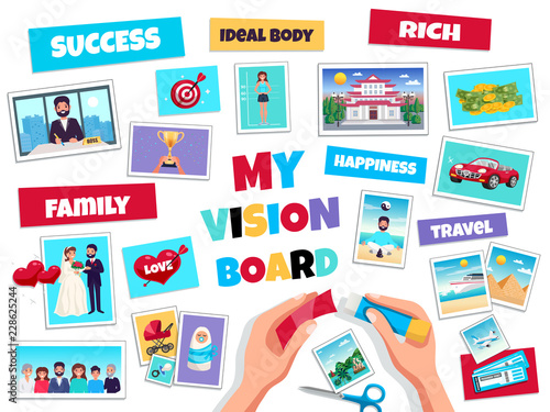 Dreams Vision Board Concept