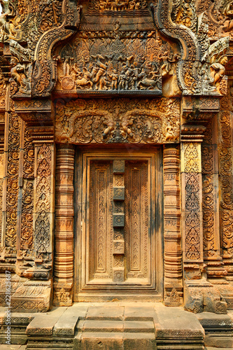banteay srei temple at Angkor wat archaeologic park ,Cambodia 