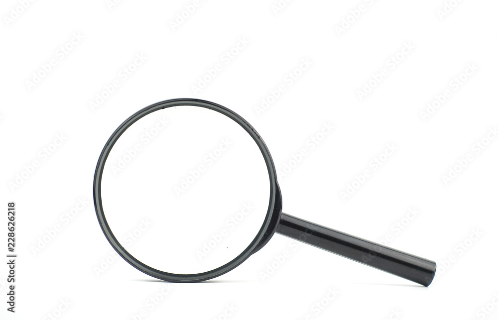 magnifying glass isolated on white background magnifying glass isolated on white background