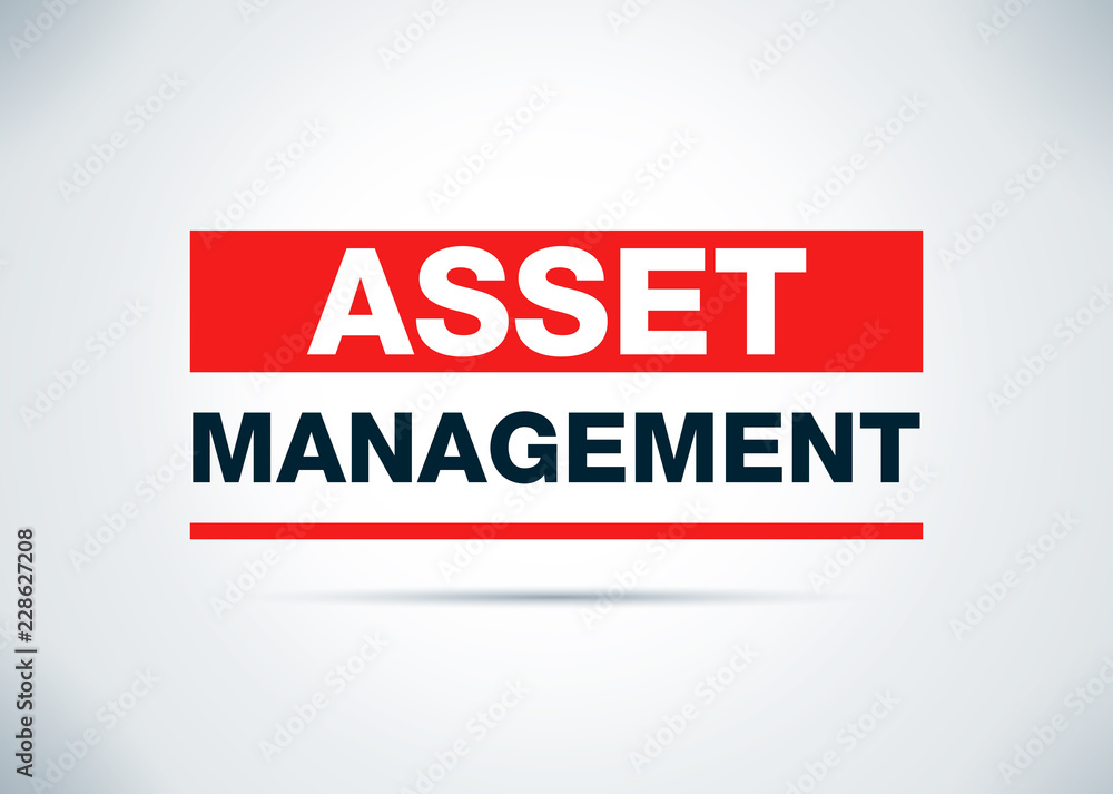 Asset Management Abstract Flat Background Design Illustration Asset Management Abstract Flat Background Design Illustration