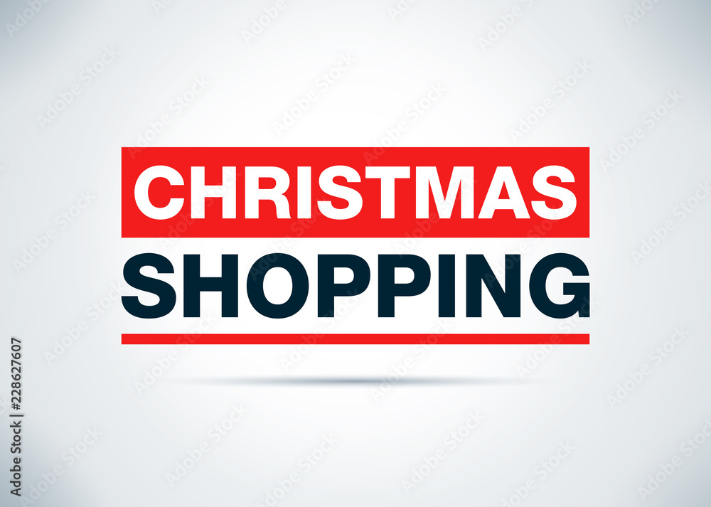 Christmas Shopping Abstract Flat Background Design Illustration Christmas Shopping Abstract Flat Background Design Illustration