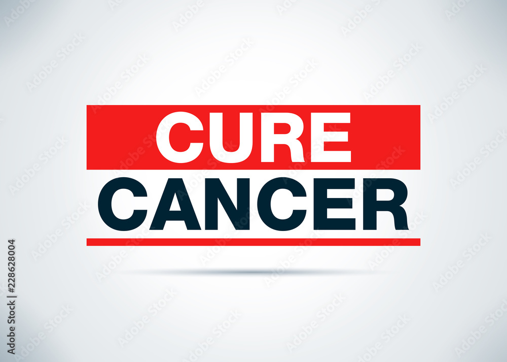 Cure Cancer Abstract Flat Background Design Illustration Cure Cancer Abstract Flat Background Design Illustration