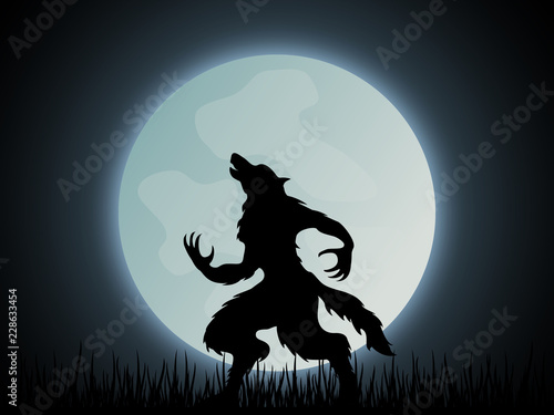 Halloween Werwolf Hintergrund