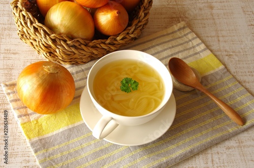 玉葱スープ　Onion soup