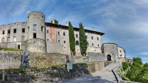 View of Stanjel castle, Slovenia photo