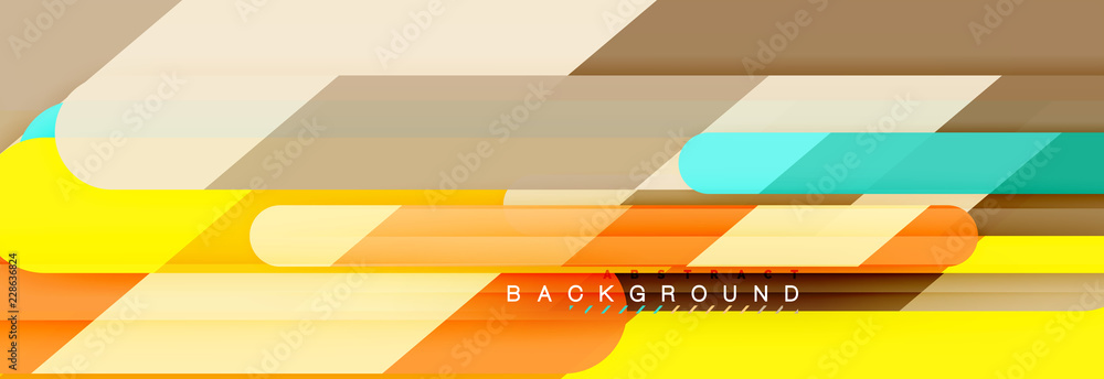 Abstract colorful lines, modern geometric background design Abstract colorful lines, modern geometric background design