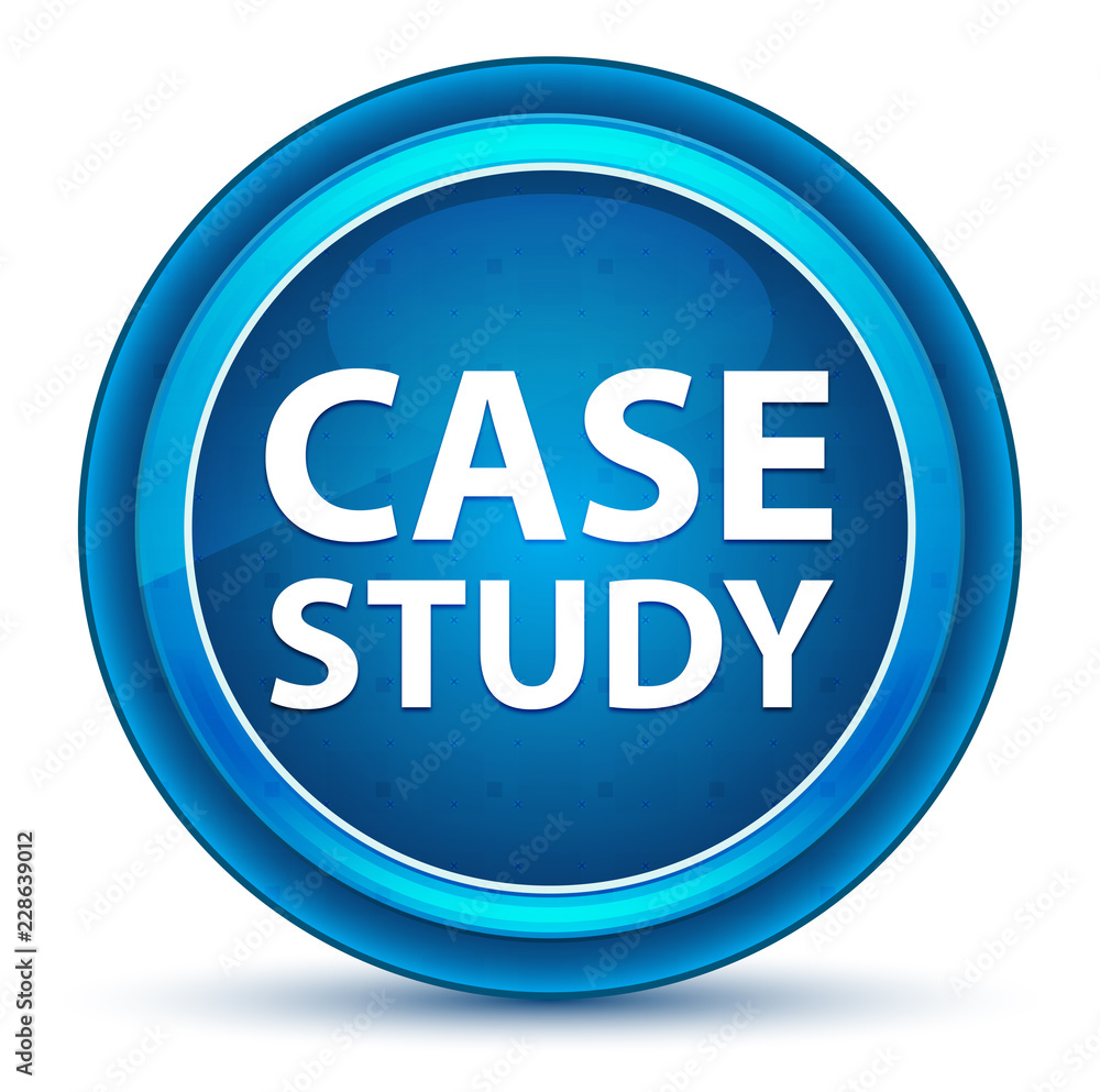 Case Study Eyeball Blue Round Button Case Study Eyeball Blue Round Button