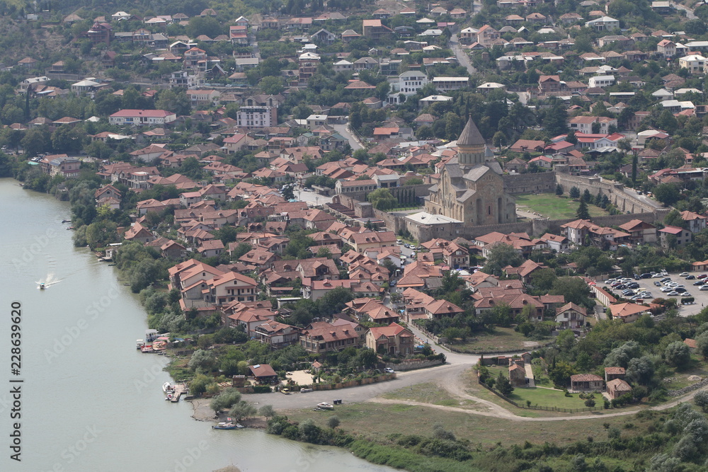 Fototapeta premium Old town Mtskheta in Georgia