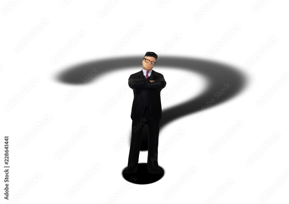 ビジネスマンとクエスチョンマーク Stock Photo Adobe Stock