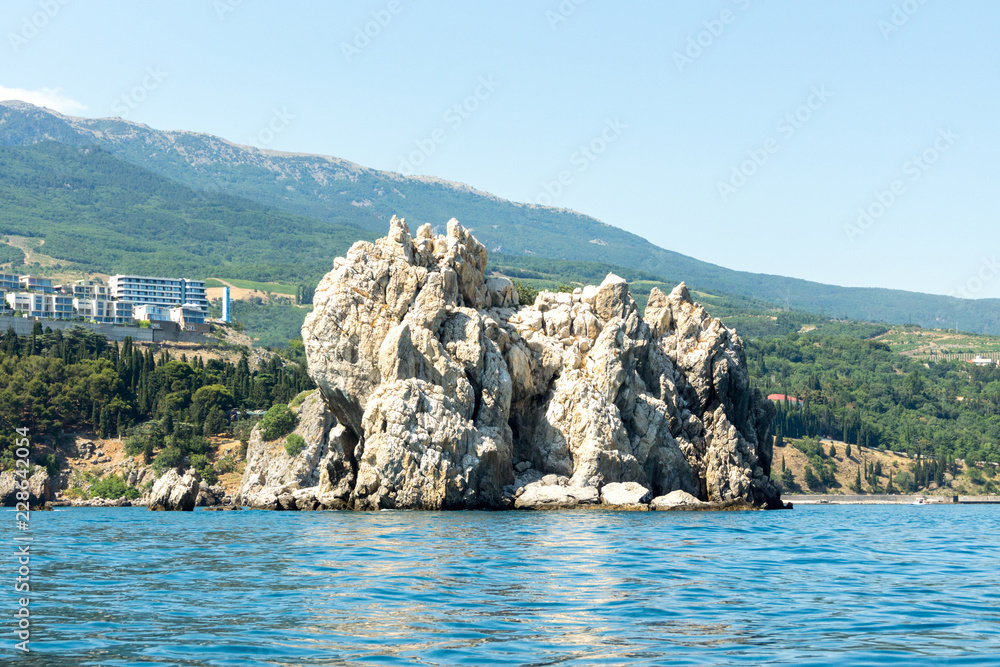 Rocks on the Black Sea coast