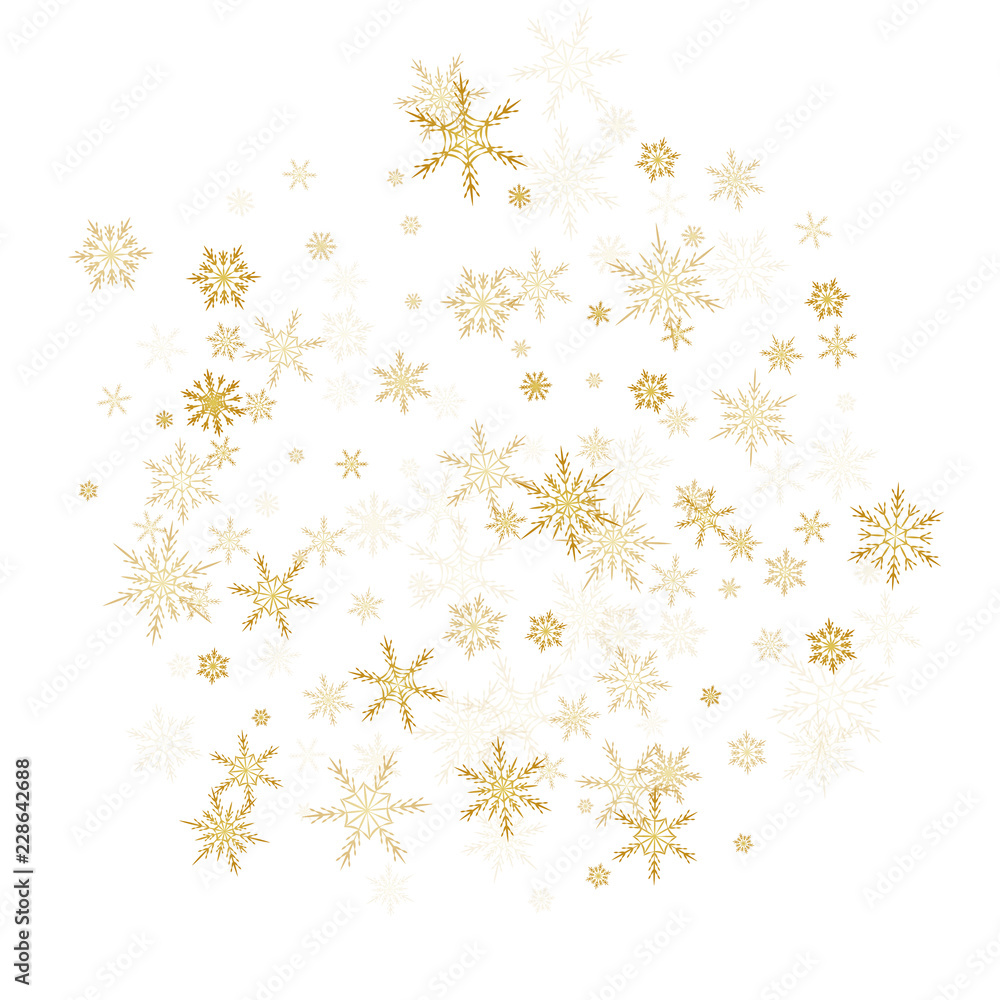 Snow falling background.