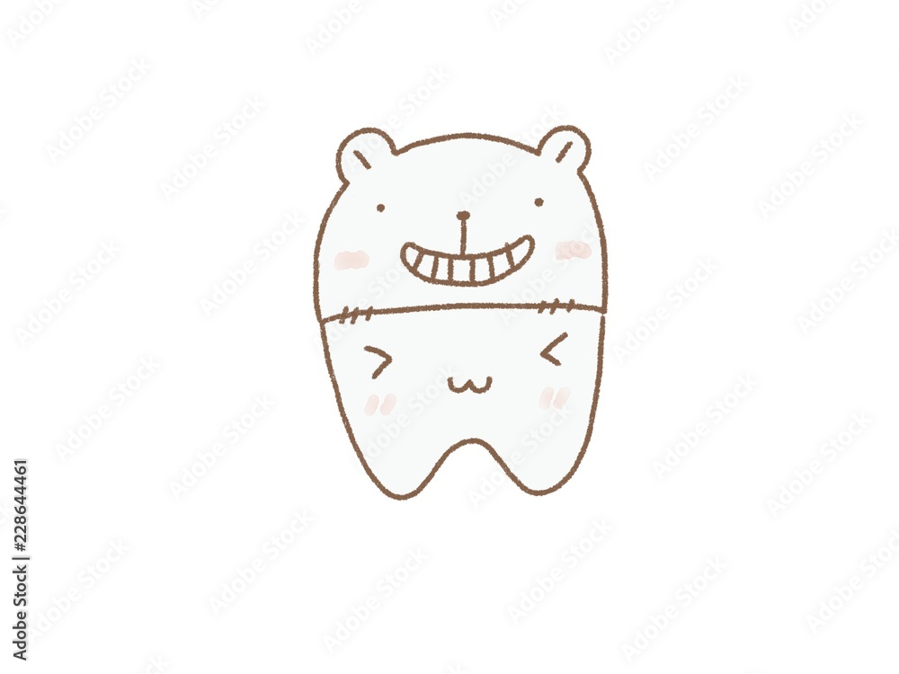 Polar bear tooth Polar bear tooth