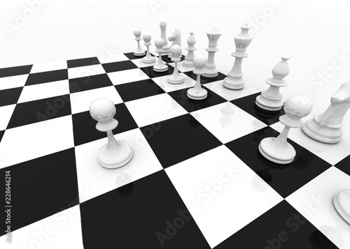 chess leader concept