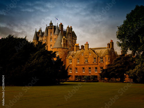 glamis castle in a special treatment photo