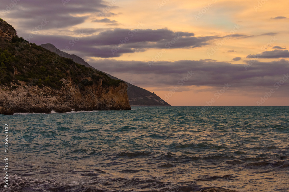 Tramonto a Cala Mazzo di Sciacca, Sicilia Tramonto a Cala Mazzo di Sciacca, Sicilia