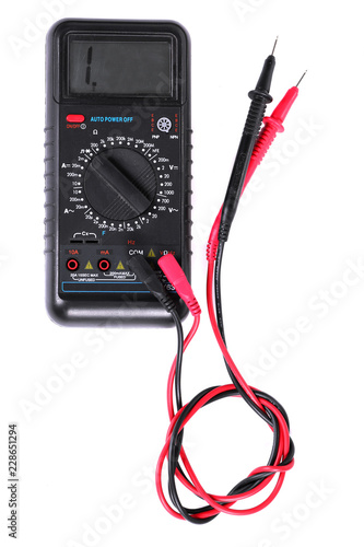 Multimeter with test leads