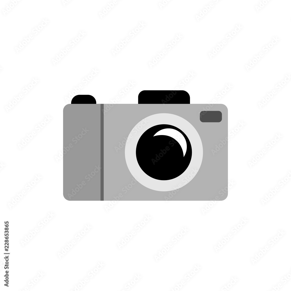 Camera Icon in trendy flat style. Camera symbol for your web site design, logo, app, UI. Vector illustration, EPS10.