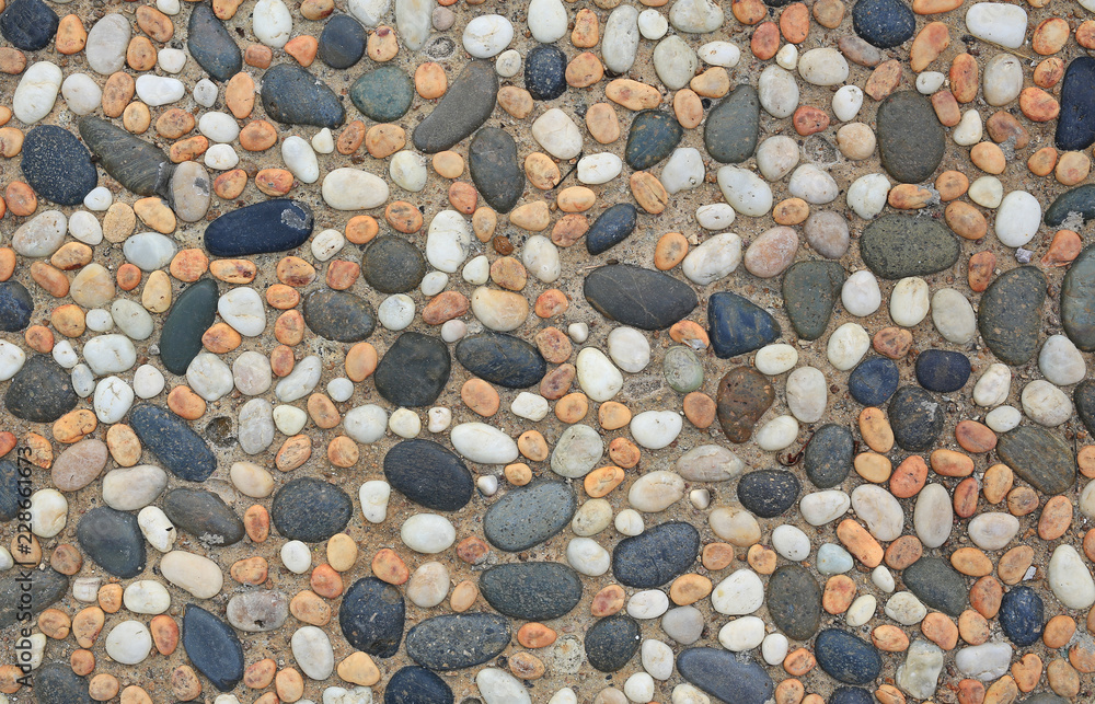 pattern constructed with pebbles pattern constructed with pebbles