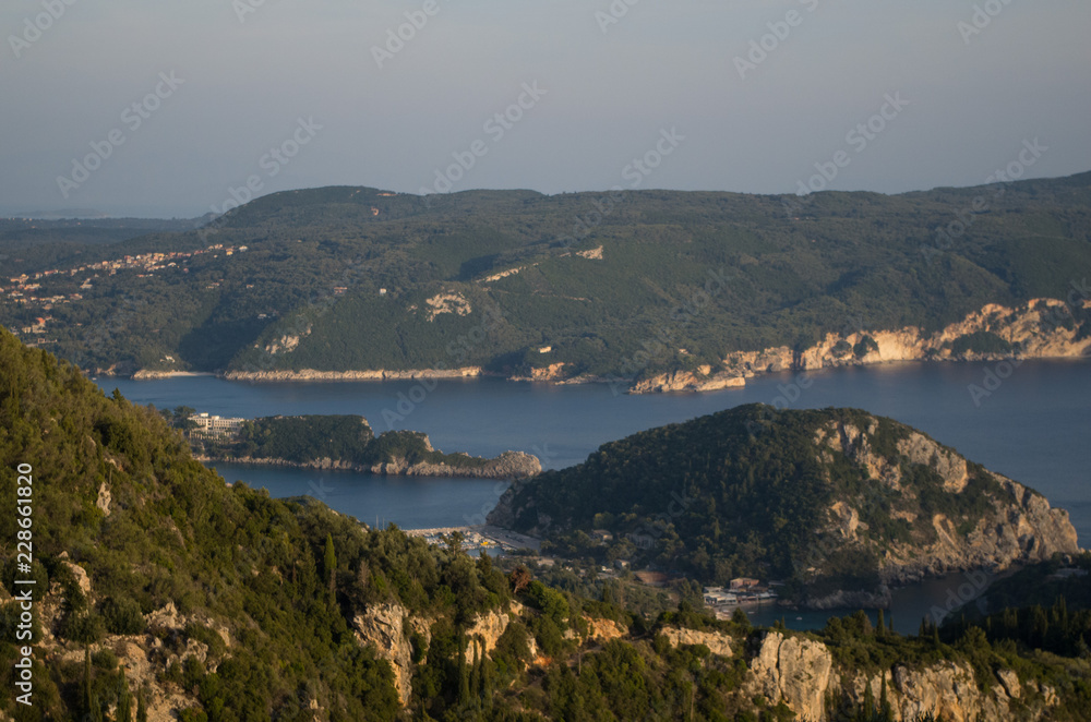 PANORAMA ISOLA DI CORFU GRECIA 