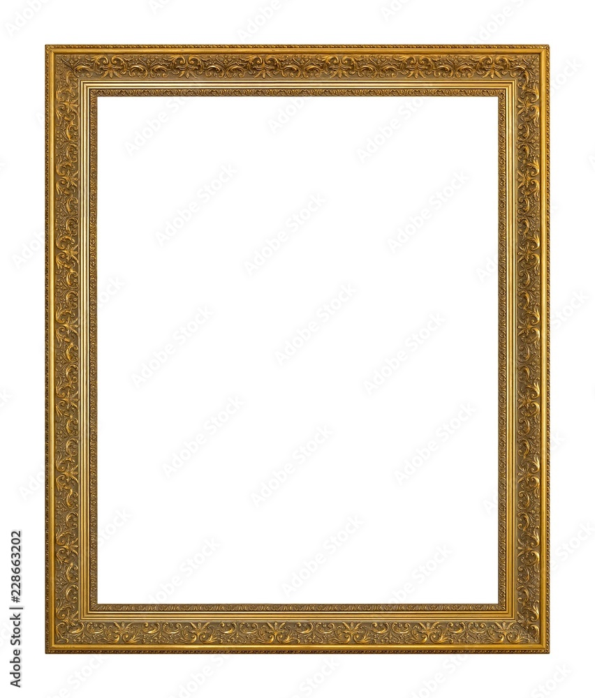 Golden frame for paintings, mirrors or photo Golden frame for paintings, mirrors or photo