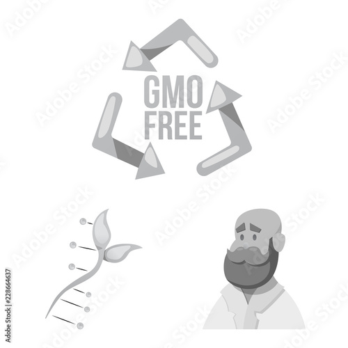 Vector illustration of  and  logo. Set of  and  stock symbol for web.