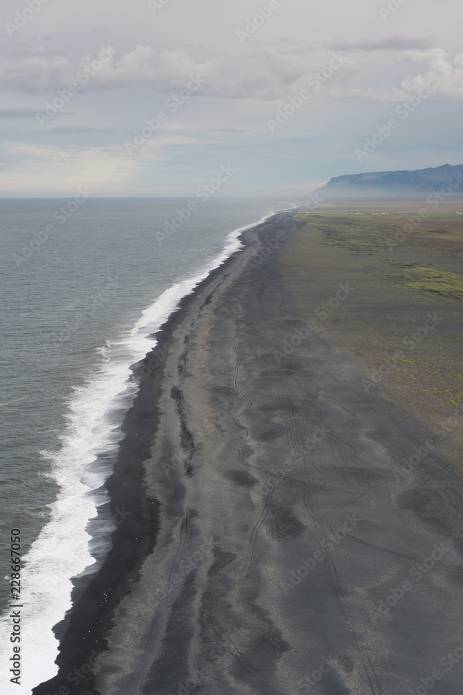 Iceland (Summer) - The Reynishverfi (Black Beach), beautiful scenery Iceland (Summer) - The Reynishverfi (Black Beach), beautiful scenery