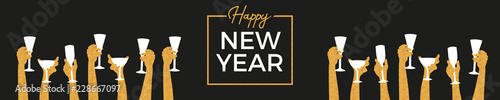 Happy New Year Banner - Party