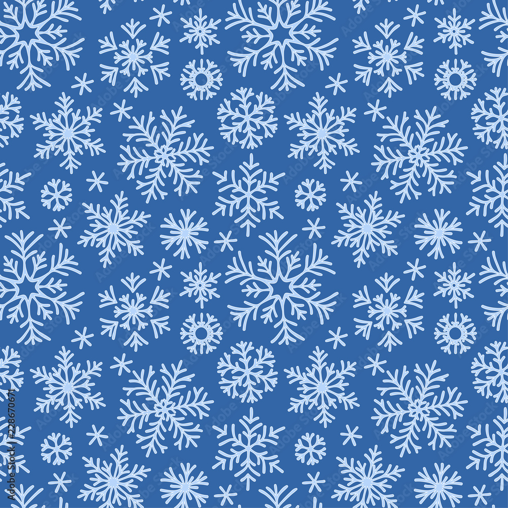 Christmas seamless doodle pattern Christmas seamless doodle pattern
