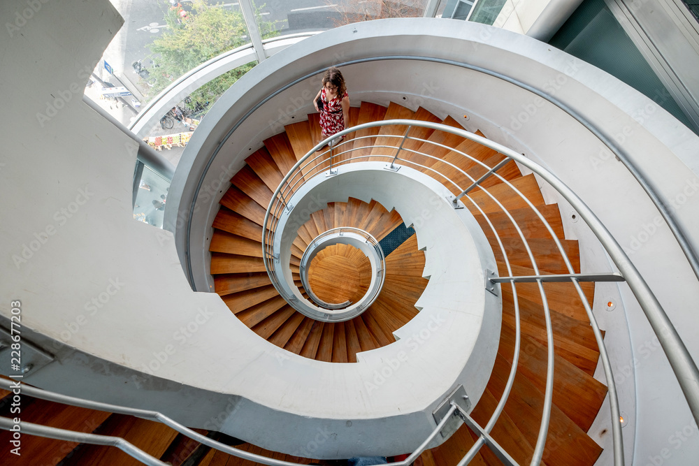 Fototapeta premium Spiral staircases paris