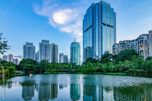 Landscape of litchi Park in Shenzhen