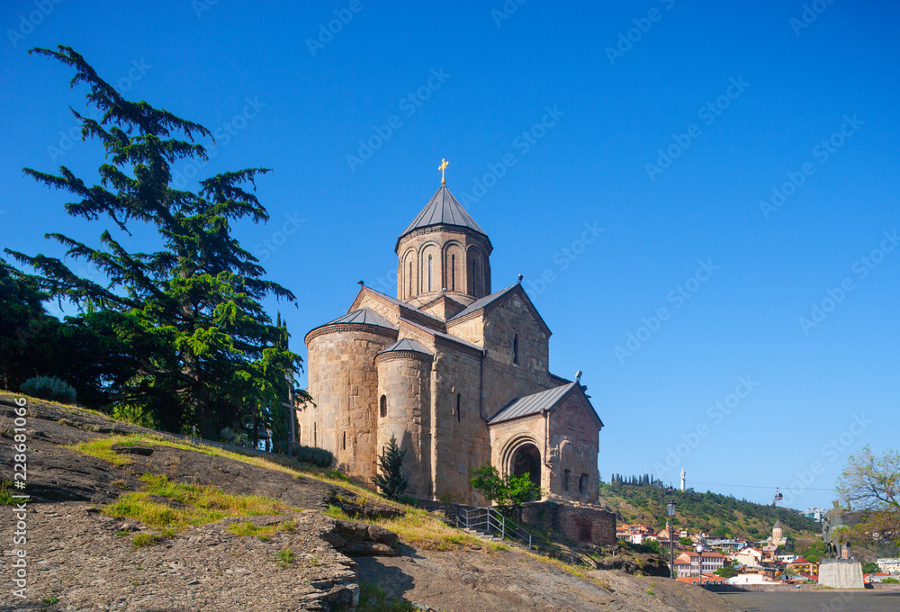 Georgia, Tbilisi, Metekhi Church Georgia, Tbilisi, Metekhi Church