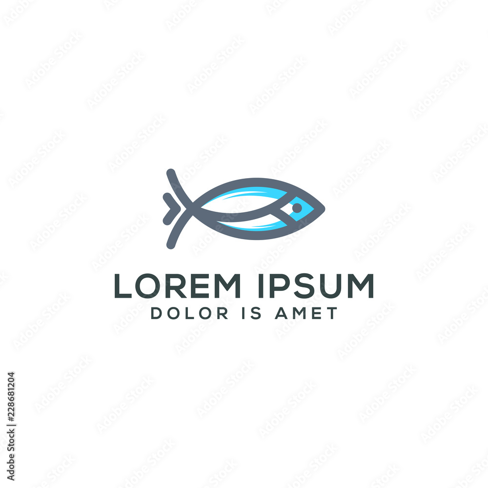 fish logo design vector illustration fish logo design vector illustration