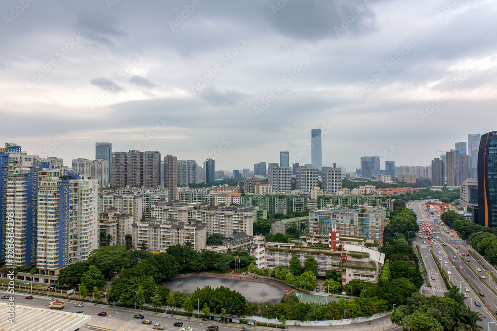 Fototapeta premium Urban architecture in Shenzhen