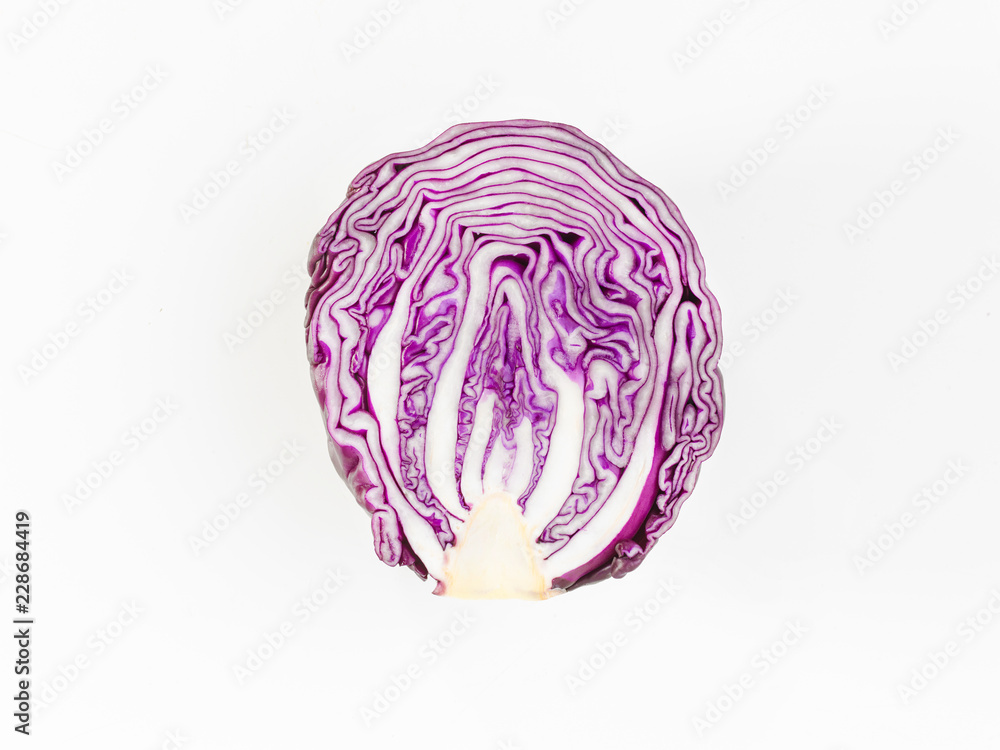 red cabbage sliced red cabbage sliced