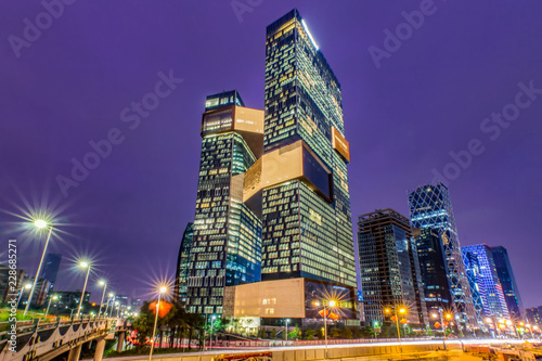 Night view of new Tencent Building