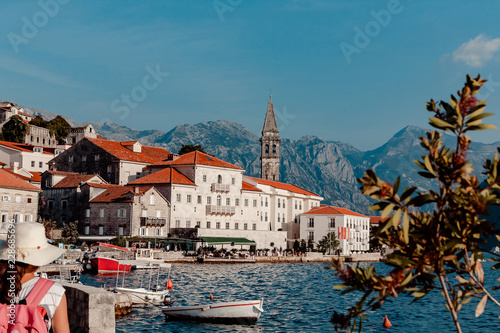 View of the village of Perast. Montenegro #228685696
